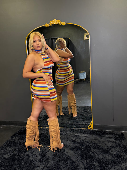 Color Block Dress