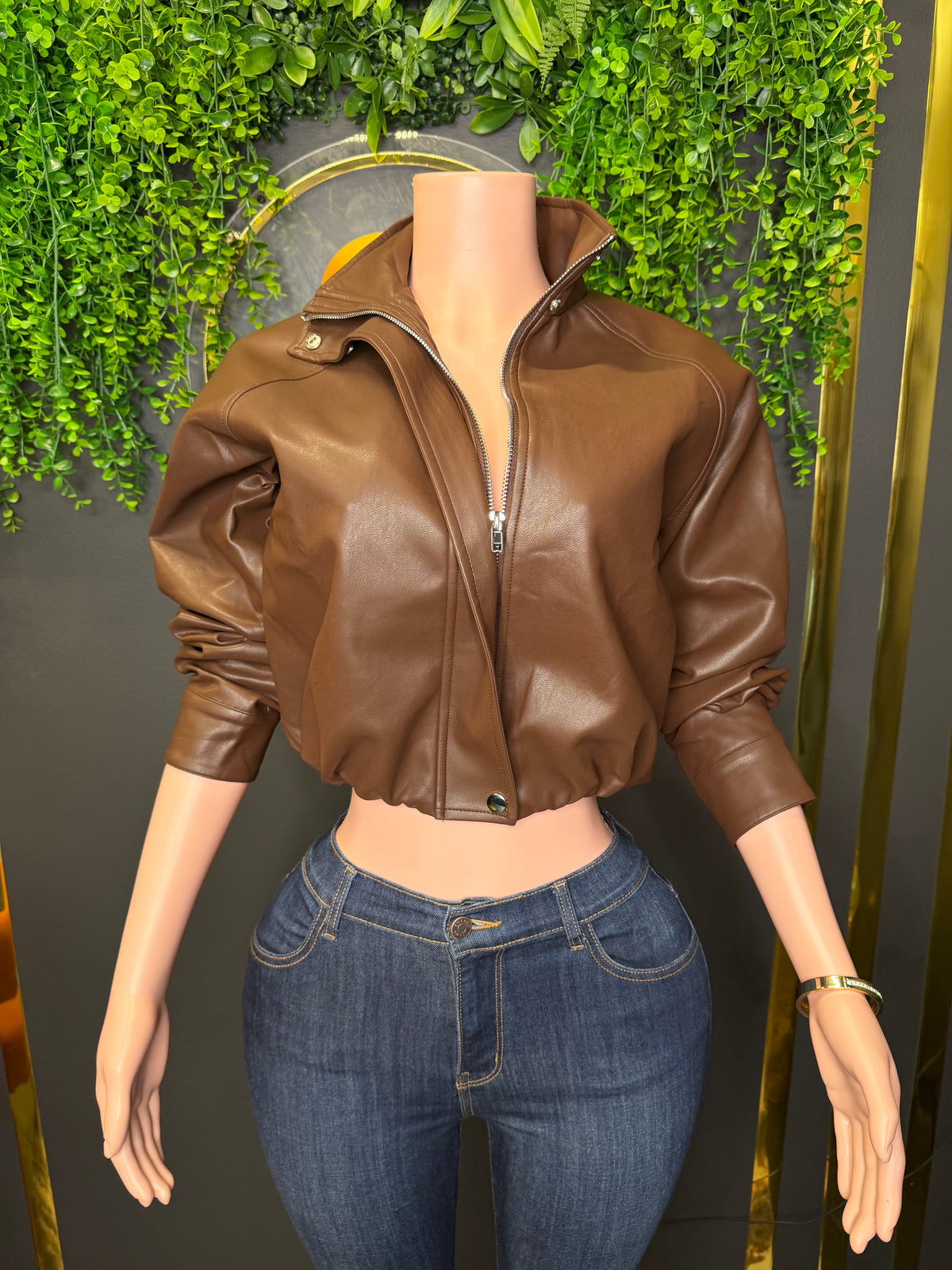 Brown Bomber Jacket