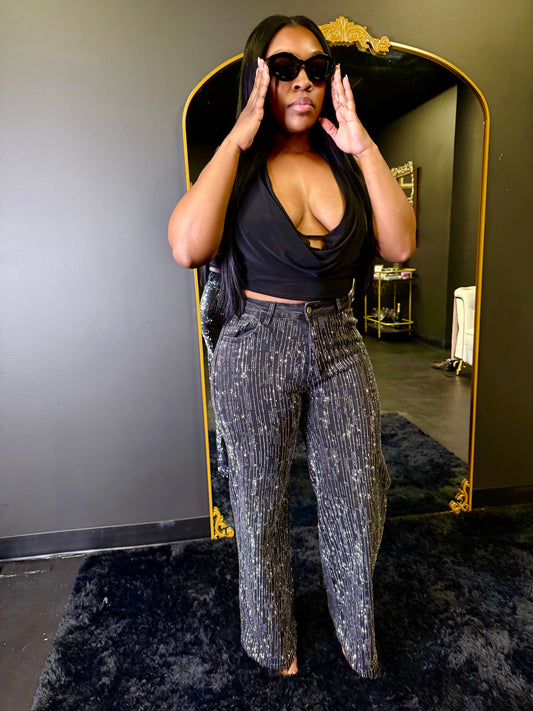 Rhinestone Jeans