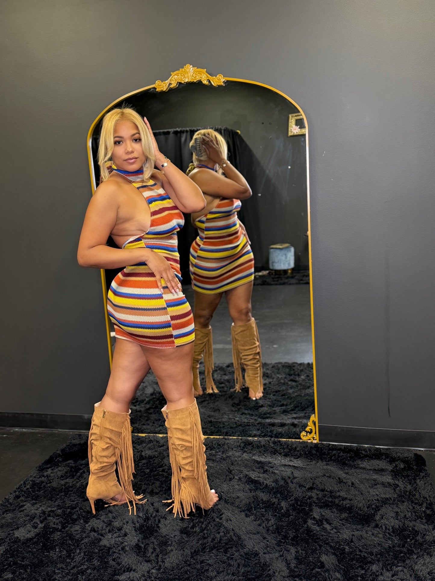 Color Block Dress