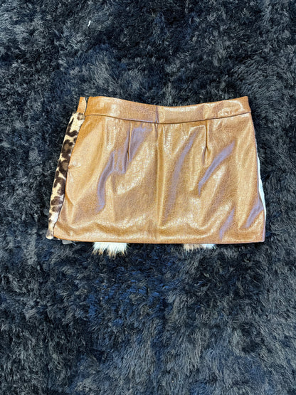 Brown Fur Skirt