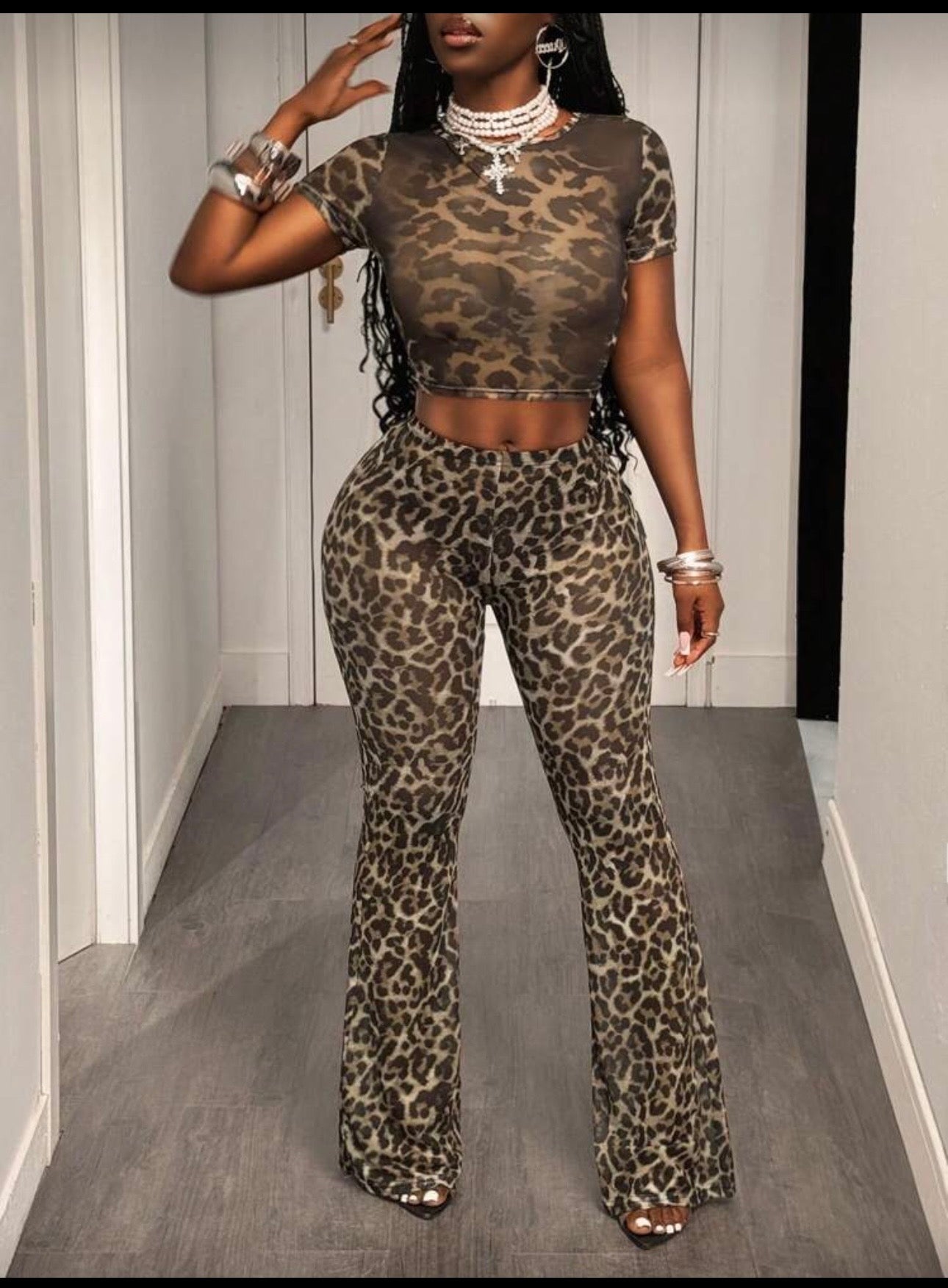 Leopard Mesh Set