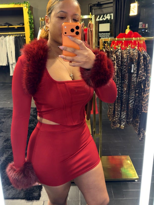 3 Piece Fur Set