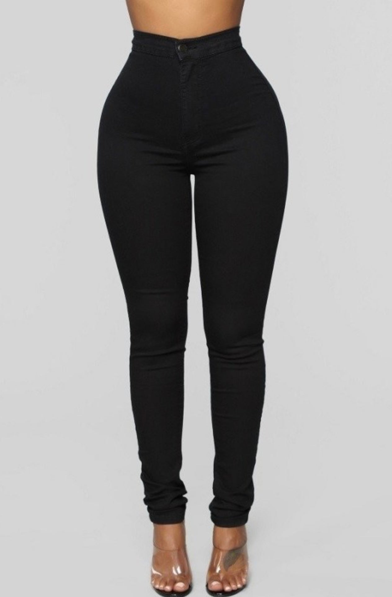 Black High Rise Pants