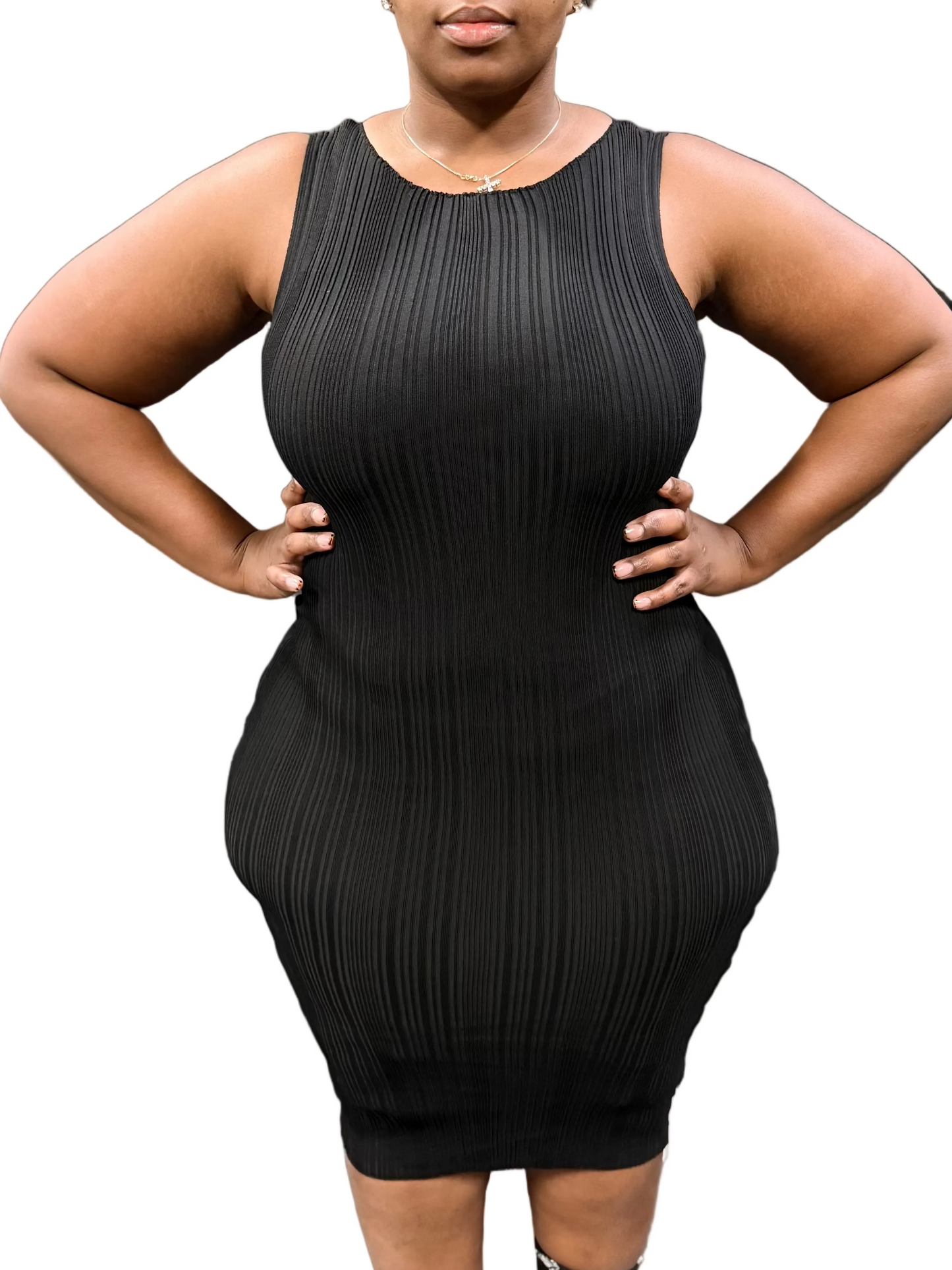 Black Tank Bodycon Dress