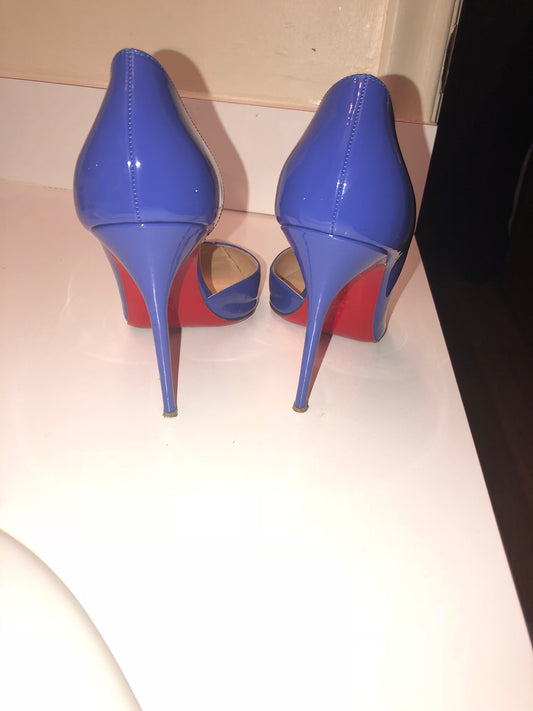 Christian Louboutin Iriza Purple Patent 41