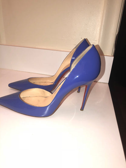 Christian Louboutin Iriza Purple Patent 41
