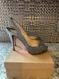 Christian Louboutin Glitter Slingback 40