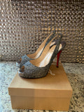 Christian Louboutin Glitter Slingback 40