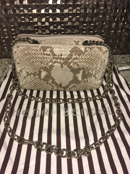Henri Bendel Exotic Skinned Chain Bag