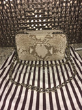 Henri Bendel Exotic Skinned Chain Bag