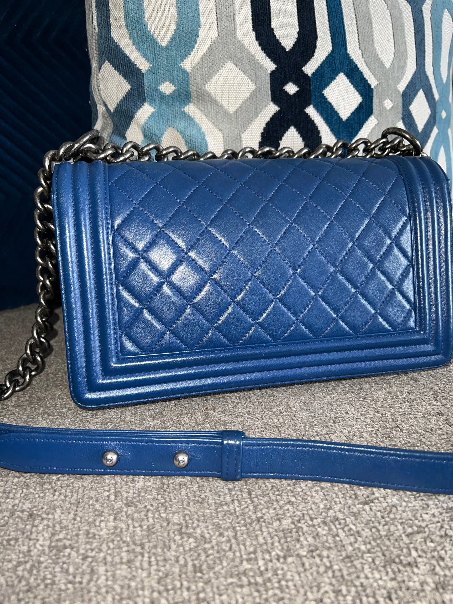 Chanel Boy Bag blue