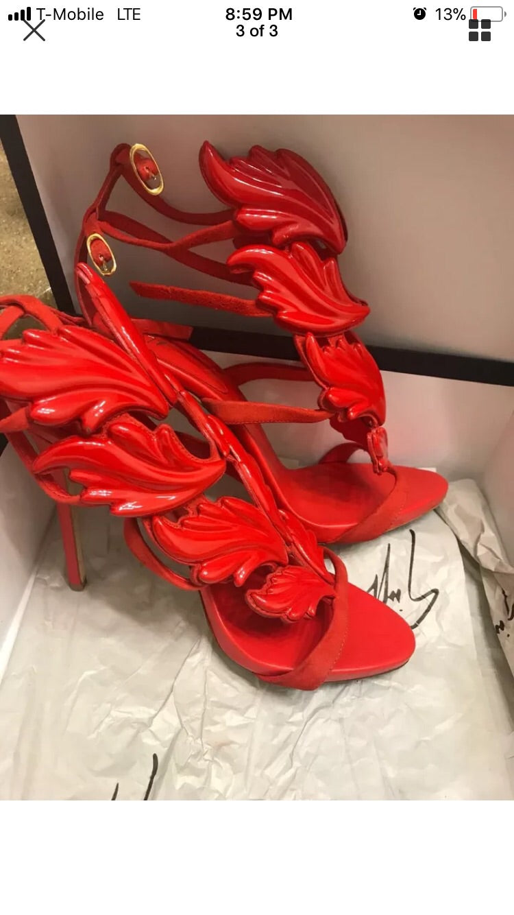 Giuseppe Zanotti Coline Wings Sandal 39.5