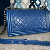 Chanel Boy Bag blue